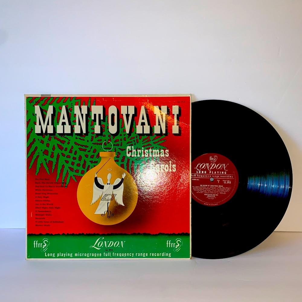 Mantovani Collectible Vinyl Christmas Carols LP